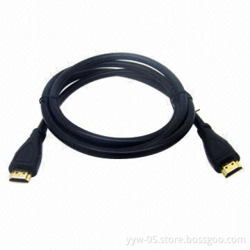 Single Color Molded HDMI Cable, Available in Black